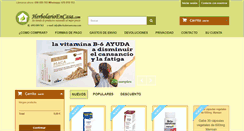 Desktop Screenshot of herbolarioencasa.com